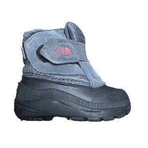 The North Face Kids Winter Boots Heatseeker 200g Insulated Gray Waterproof US 7C